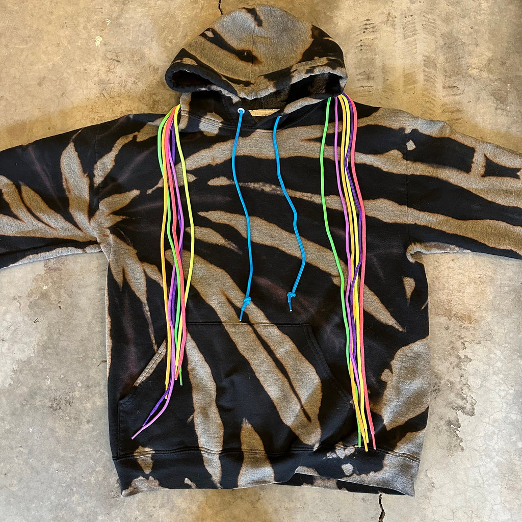 Black Tie Dye Hoodie