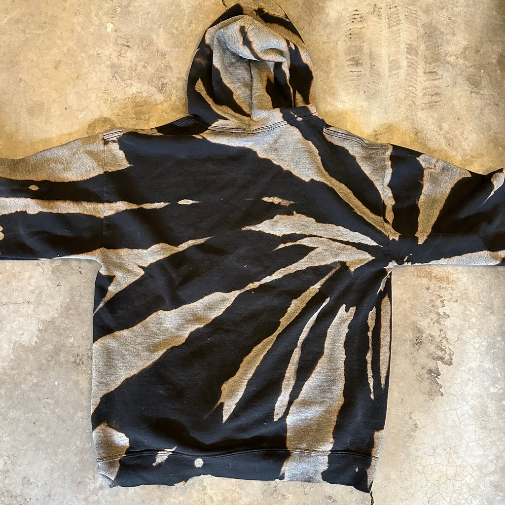 Black Tie Dye Hoodie