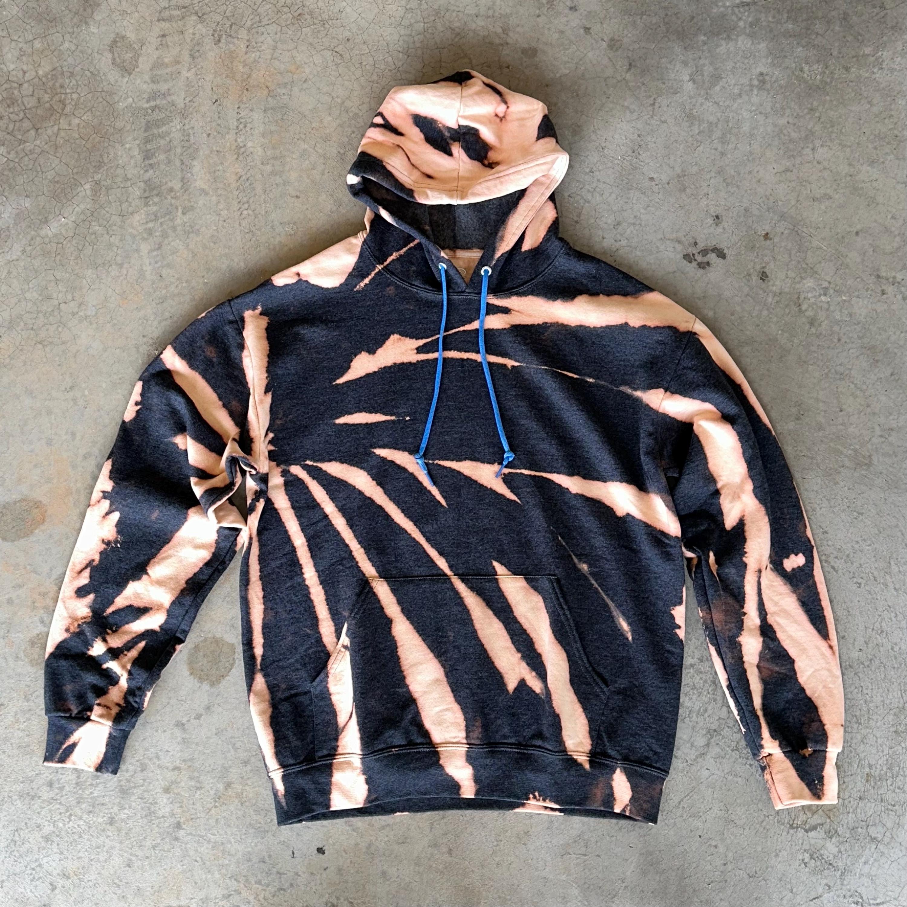 Gray Tie Dyed Hoodie