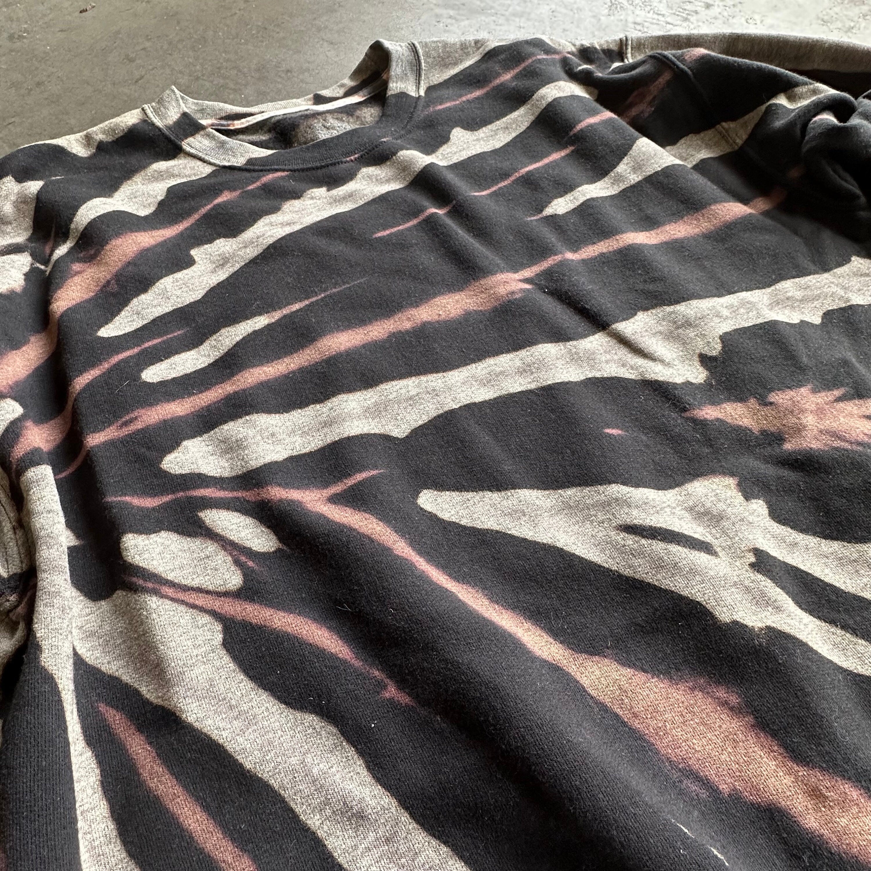 Black Reverse Tie Dye Sweatshirt