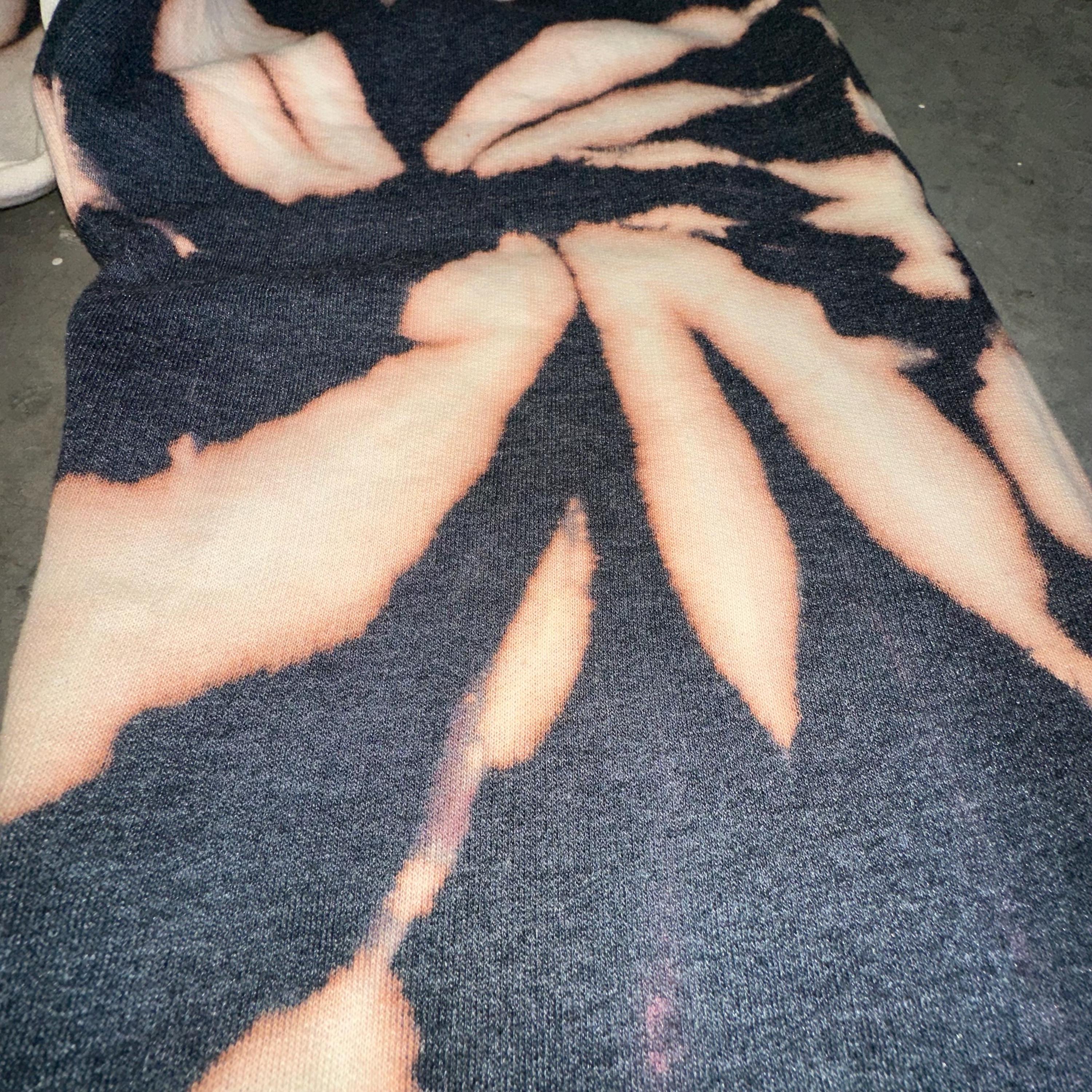 Gray Tie Dye Sweat Pants