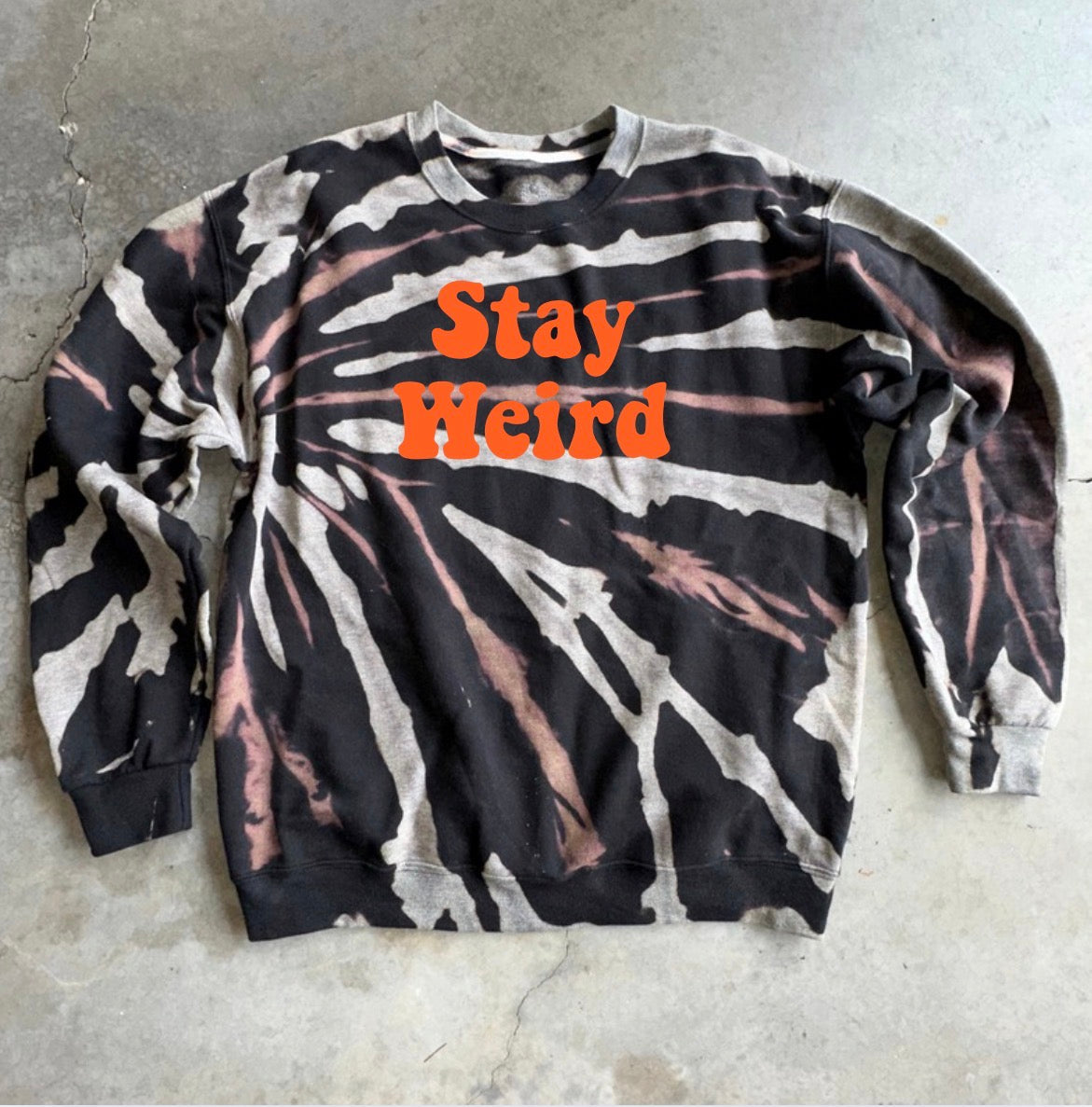 Neon Stay Weird Sweatshirt