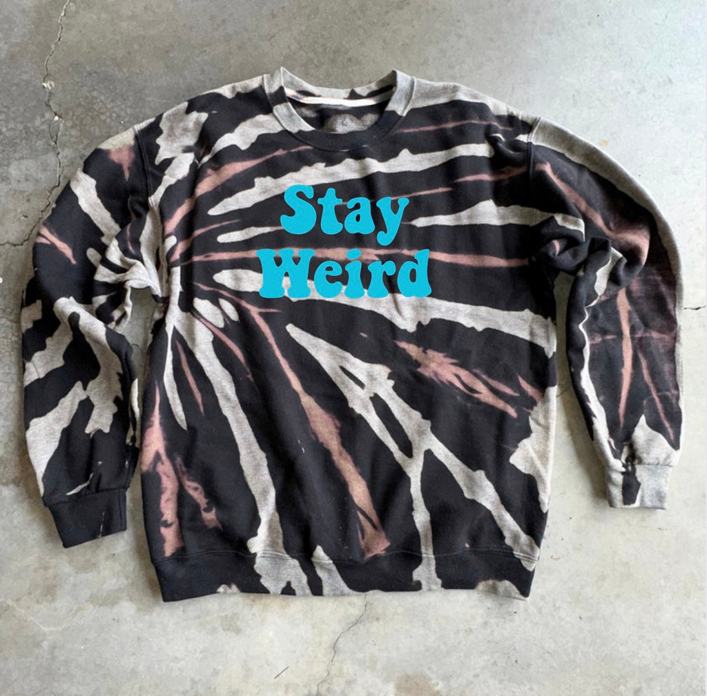 Neon Stay Weird Sweatshirt