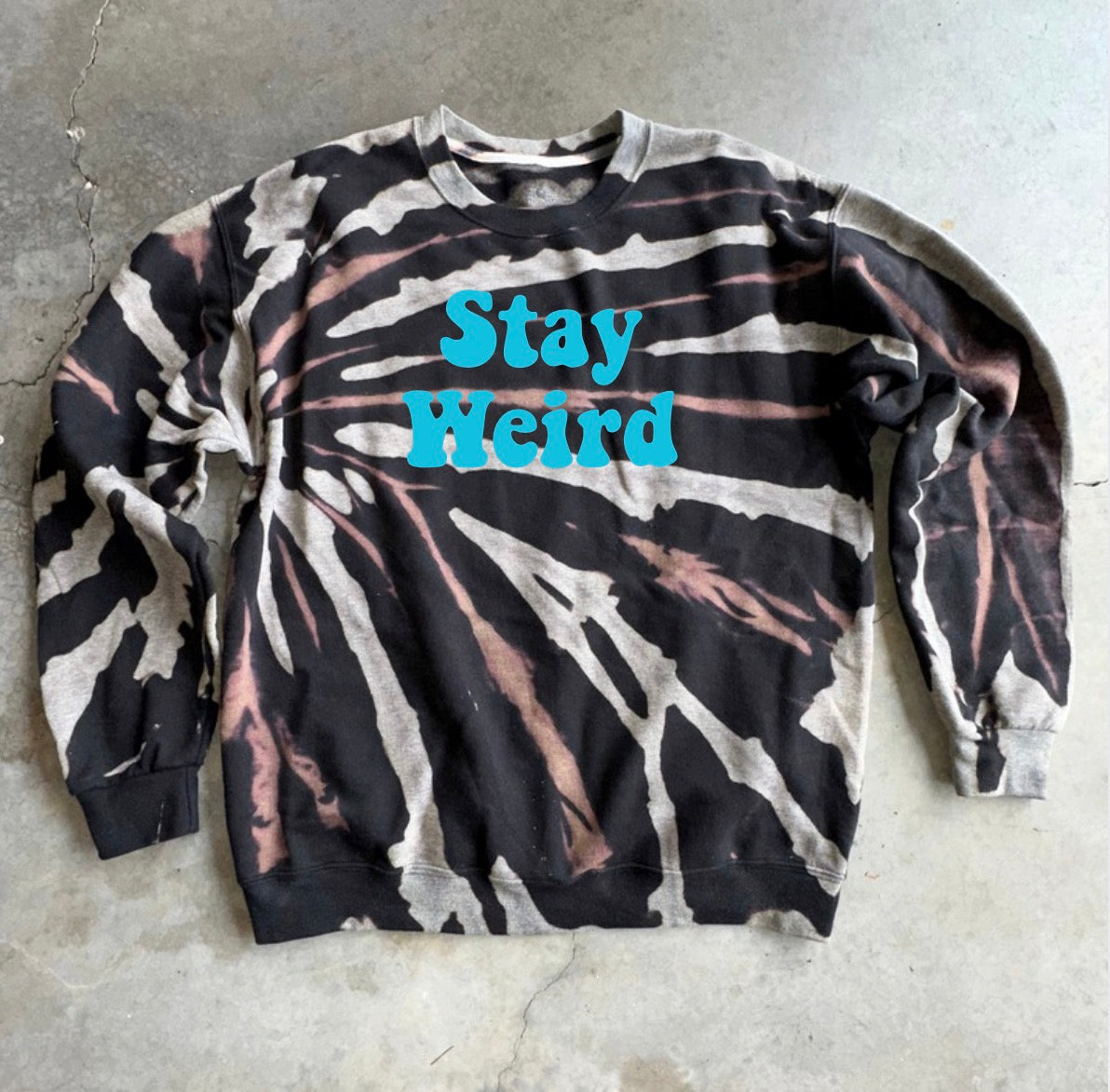 Neon Stay Weird Sweatshirt