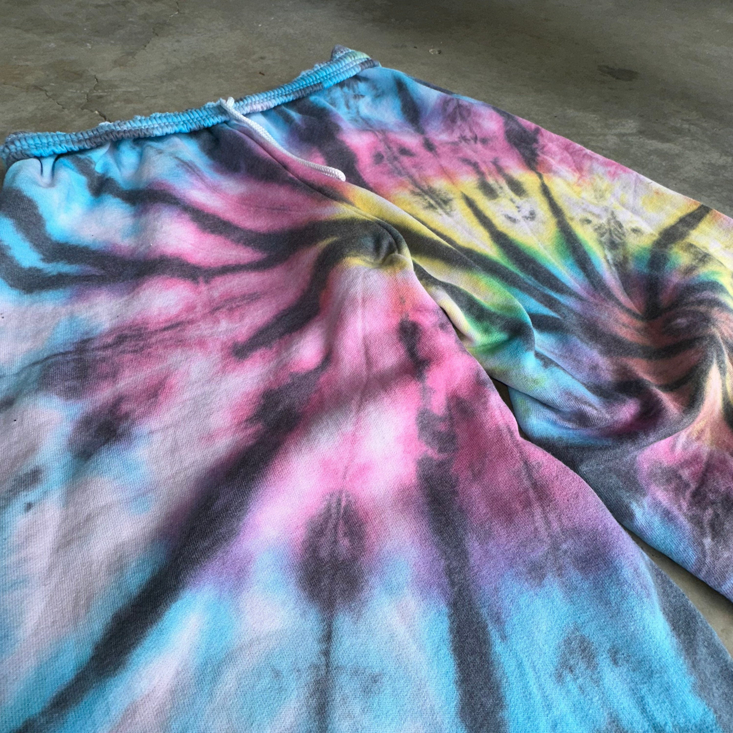 Rainbow Tie Dye Sweatpants