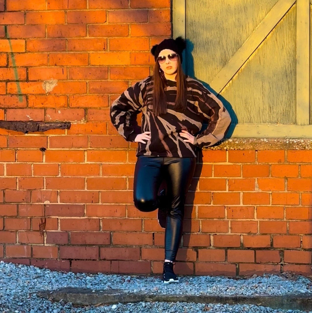 Black Reverse Tie Dye Sweatshirt