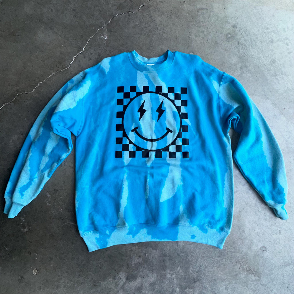 Blue Smile Sweatshirt