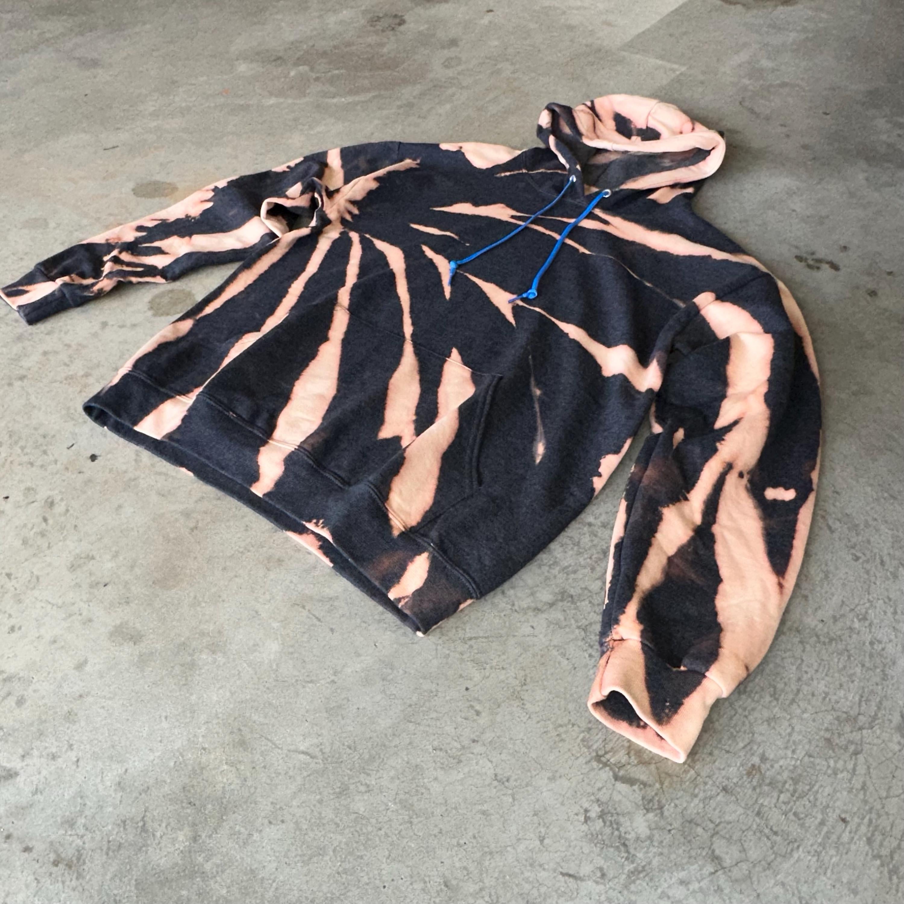 Gray Tie Dyed Hoodie