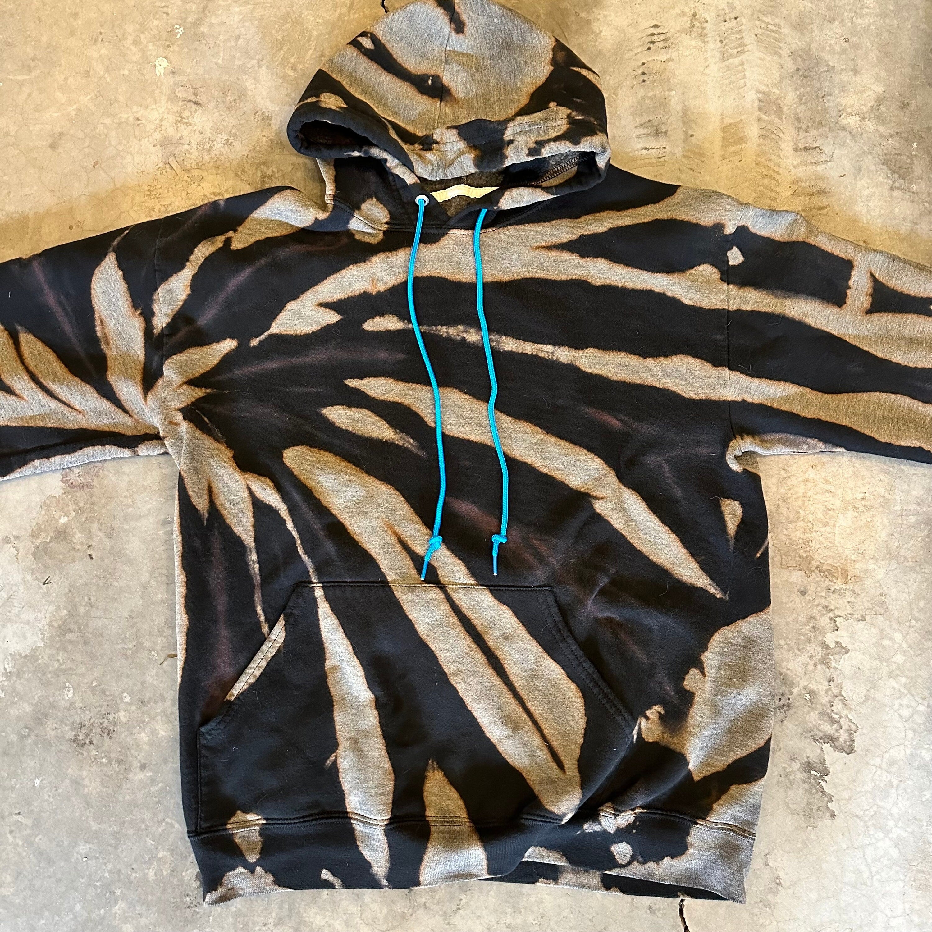 Black Tie Dye Hoodie