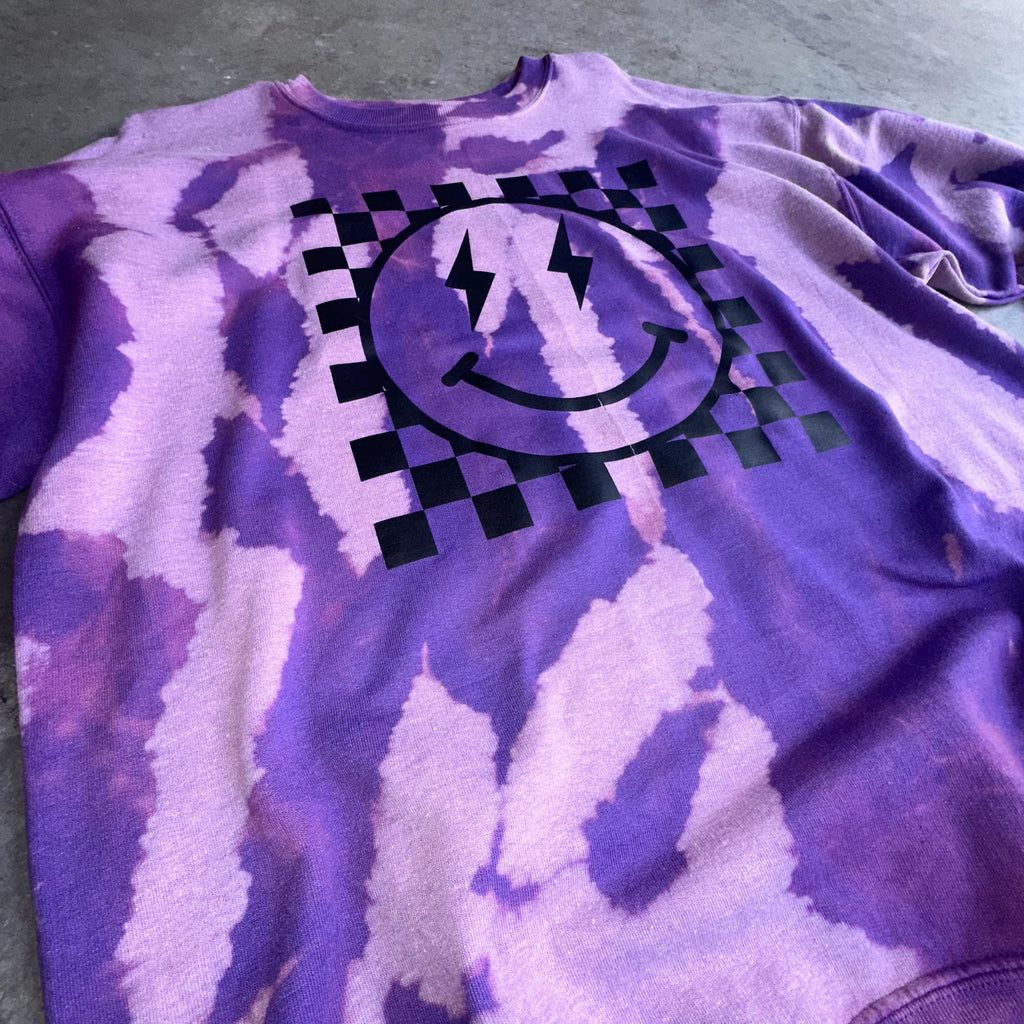Purple Smile Sweatshirt