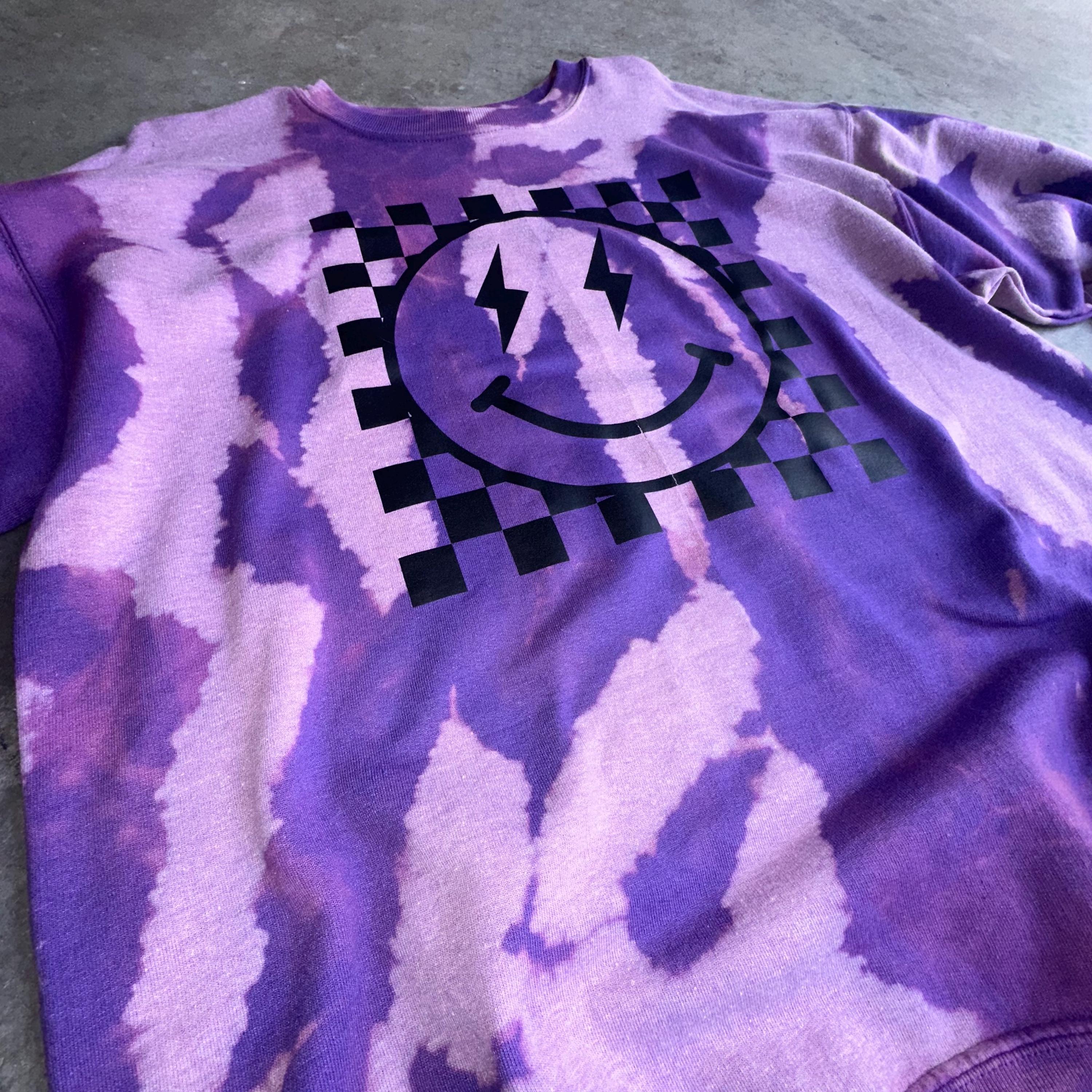 Purple Smile Sweatshirt
