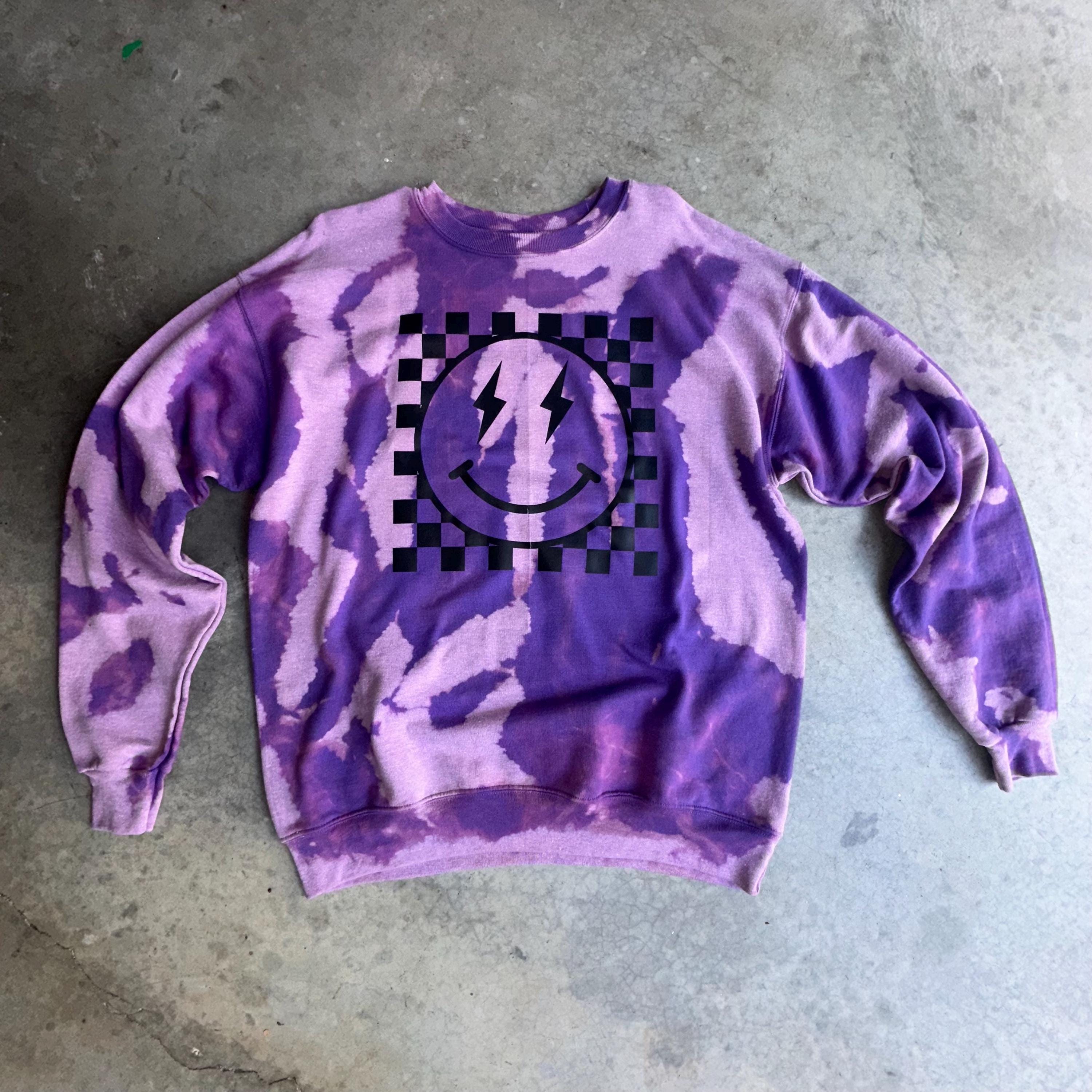 Purple Smile Sweatshirt